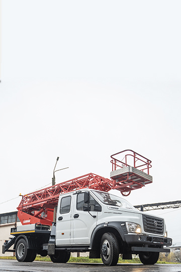 Автогидроподъемник ПСС-131.18Э на шасси ГАЗ NEXT С42R33